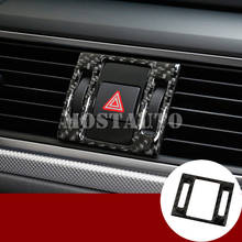 For Audi A7 S7 Carbon Fiber Console Air Vent Adjustment Knob Cover 2012-2018 1pcs Car Accessories Interior   Car Decor Car Trim 2024 - buy cheap