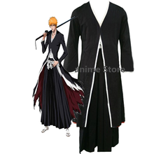 Anime Cosplay Bleach Ichigo Kurosaki hombres Halloween del traje de Cosplay 2024 - compra barato