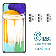 Película de hidrogel 999D para Samsung Galaxy A52, Protector de pantalla completa, película protectora de lente de cámara Samsung A52 A72 A 52, no de vidrio 2024 - compra barato