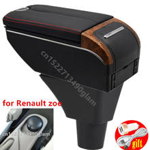 for Renault zoe armrest box Double doors open 7USB Centre Console Storage Box Arm Rest 2024 - buy cheap