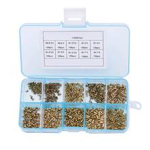 1000PCS Tubular Rivets M0.9 M1.3 M1.5 M1.7 Mix Circuit Board PCB Nails Copper Hollow Rivet Nuts Kit G8TB 2024 - buy cheap