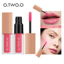 O.TW O.O-brillo de labios líquido 2 en 1 + colorete, doble uso, maquillaje de contorno facial de larga duración, rosa, rubor, lápiz labial mate impermeable 2024 - compra barato