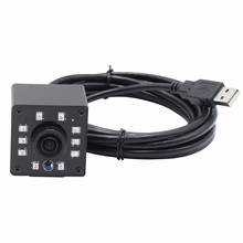 Cámara gran angular de 2,0 MP de alta velocidad, 1080P, 60fps, 720P, 120fps, USB, CMOS, OV4689, cámara web USB con lente panorámica de 1,56mm y LED ir 2024 - compra barato