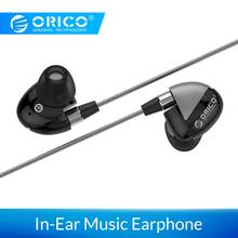 ORICO In Ear Earphone Waterproof Headset with Microphone Hifi Earbuds Music Earphone for iPhone Samsung Xiaomi Huawei MP4 PC 2024 - buy cheap