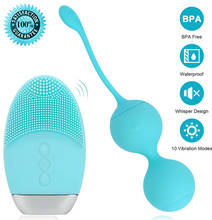 Vibrador de Control remoto para mujer, Juguetes sexuales para mujer, bolas de Kegel, bolas vaginales, bolas de Ben Wa, bolas chinas vaginales, estimulador del clítoris 2024 - compra barato