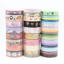 G216-246 Foil Washi Tape Scrapbooking Masking Adhesive Tapes Paper Japanese Kawaii Stationery Stickers School Supplies 2024 - buy cheap