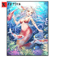 DIY diamond painting Cartoon mermaid cross stitch full mosaic diamond embroidery square / round 5D handmade gift home decoration 2024 - buy cheap