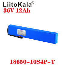 LiitoKala 36V 12ah electric bicycle battery pack 42V 18650 Li-Ion Battery 500W High Power and Capacity 42V Motorcycle Scooter 2024 - buy cheap