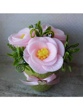 Przy hc0095 rosa flores silicone sabão molde flor 3d moldes vela aroma molde sabão que faz moldes resina argila moldes eco-friendly 2024 - compre barato