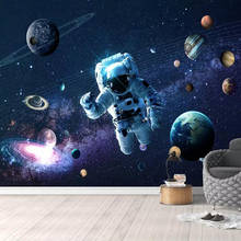 Milofi-papel tapiz 3D personalizado, mural universo cielo estrellado romántico para niños, Fondo de pared, sala de estar, dormitorio, decoración, pintura w 2024 - compra barato