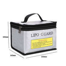 Lipo-bolsa de segurança para bateria, portátil, à prova de explosão, resistente ao fogo, saco de carregamento, seguro para bateria 2024 - compre barato
