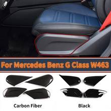 For Mercedes Benz G Class W463 2019-20 ABS Carbon Fiber Texture/Black Car Seat Side Decoration Panel Cover Trim Car Accessories 2024 - buy cheap