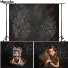Mocsicka Wheat Ears Photography Background Hand Drawn Style Dream Flowers Backdrop Child Portrait Decoration Props Studio 2024 - buy cheap