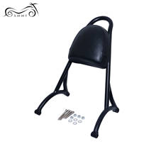 Motorcycle Accessories Cafe Racer Motor Sissy Bar Rear Passenger Backrest Cushion Pad Fit For Harley Sportster XL Iron 883 1200 2024 - buy cheap