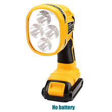 For Dewalt 18V 20V Led Portable Spotlight Super Bright Led Work Light Rechargeable Lampe Led light by Tool battery Pistol/Portab 2024 - buy cheap