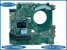 Best Value 767417-501 For HP Pavilion 17-F Laptop Motherboard DAY11AMB6E0 SR23X I5-5200U DDR3 100% Tested 2024 - buy cheap