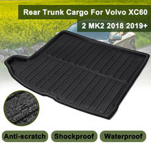 For Volvo XC60 2 MK2 2018 2019+ Boot Cargo Liner Rear Trunk Boot Mat Floor Carpet Luggage Tray Mud Protector Waterproof 2024 - buy cheap