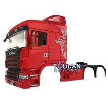 Carcasa de coche a control remoto, carcasa de 3 ejes, Tractor, camión, Tamiya Scania, THZH0443-SMT2, 1/14 2024 - compra barato