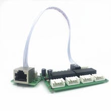 Placa de circuito interruptor ethernet, mini módulo de design ethernet placa de circuito para 5 switch módulo 10/300mbps placa pcba 5 portas placa mãe do oem 2024 - compre barato