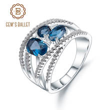 Женское кольцо с голубым топазом, карата 2024 - купить недорого