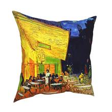 Cafe Terrace At Night Van Gogh Pillow Case Home Decor Cushion Cover Throw Pillow for Living Room Double-sided Printing 2024 - buy cheap