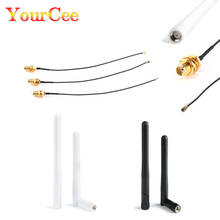 2Pcs/lot 2.4GHz 3dBi Omni 11cm WIFI Antenna with RP SMA Male Plug Connector 15cm SMA Extension Cable to uFL u.FL IPX IPEX4 2024 - buy cheap