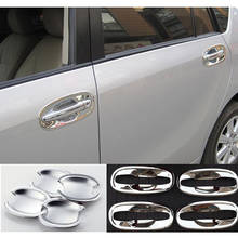 Car ABS Chrome Sticks Trim Frame Cover Bowl Styling Door Hoods Parts For Toyota VERSO EZ 2010 2011 2012 2013 2014 2015 2016 2024 - buy cheap