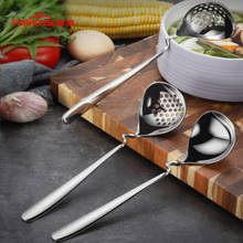 Thicken Stainless Steel Long Handle Ladle Spoon Big Soup Ladle Useful Kitchen Cooking Tool Utensil Tool Soup Spoon 2024 - buy cheap