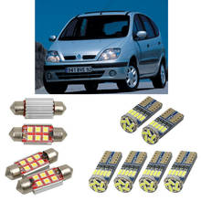 Interior led Car lights For Renault scenic mk1 mpv ja01 fa0 car accessories boot light License Plate Light 6pc 2024 - buy cheap