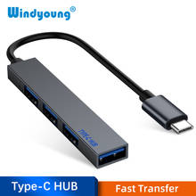 HUB de 4 puertos USB tipo C a USB 2,0, convertidor divisor, Cable adaptador OTG para Macbook Pro, iMac, PC, portátil y Notebook, accesorios 2024 - compra barato
