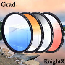 KnightX Camera Lens Filter Grad grey For canon sony nikon d3300 400d d70 d5300 2000d 1300d d5100 50d 49 52 55 58 62 67 72 77 mm 2024 - buy cheap