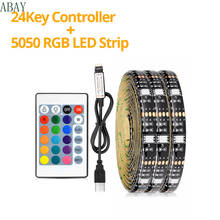 USB Power LED Strip light 5050 RGB Flexible USB LED Light Tape DC 5V RGB Color Changeable TV Backlight Lighting Non-Waterproof 2024 - buy cheap