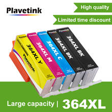 Plavetink-cartucho de tinta para impressora, 5 cores, cartuchos de impressora para hp 364 xl photosmart d5460 c510a 7510 c5380 c6380 c309a c510a 2024 - compre barato