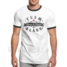 Team Klaus T Shirt Diy Big Size 100% Cotton Team Klaus Team Klaus Mikaelson Klaus Mikaelson The Originals Mikaelsons The 2024 - buy cheap