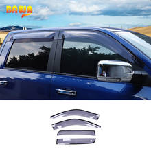 BAWA Car Window Visors Windows Rain Shield Deflectors Awning Trim Cover Accessories For Dodge RAM 1500 2010-2017 2024 - buy cheap