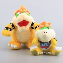2 pcs 18/25cm Mario Series #Bowser Koopa and #Bowser Jr. Plush toy doll soft Stuffed Animals Bowser/Koopa toys Children Gift 2024 - buy cheap