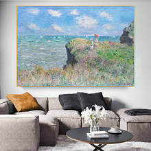 Claude Monet Canvas Paintings Clifftop Walk At Pourville Impressionist Posters and Prints Wall Art Pictures for Home Decor 2024 - buy cheap