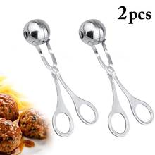 2pcs Convenient Meatball Maker Stainless Steel Stuffed Meatball Clip DIY Fish Meat Rice Ball Maker Kitchen Tools 2024 - buy cheap