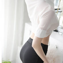 2pcs Sexys Women Lingerie Secretary Outfit Uniform Cosplay Costume Top Skirt Set HSJ88 2024 - buy cheap
