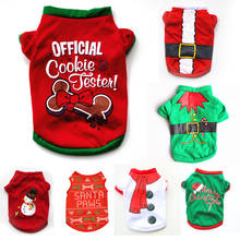 Pet Dog Clothes Christmas Costume Cute Cartoon Clothes For Small Dog Cloth Costume Dress Xmas apparel for Kitty Dogs 2024 - buy cheap