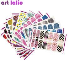Artlalic 1pc Water Transfer Foil Nails Art Sticker 23 Fashion Styles 3D Landscape Design Manicure Stickers for Nail Wraps Decals 2024 - buy cheap
