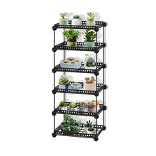 Suporte de metal para vasos de plantas, 6/5/6/8 unidades, durável, rack de jardim, suporte para plantas, suculentas, decoração da varanda e casa 2024 - compre barato