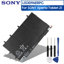 Sony bateria de substituição original para tablet, sony xperia tablet z tablet 1icp3/2003-3 lis3096erpc bateria autêntica 65/100 mah 2024 - compre barato