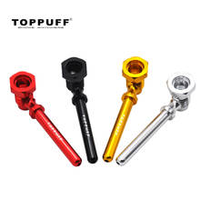 TOPPUFF Metal 83MM Smoking Herb Pipe Bolts Shape Aluminum Removable Tobacco Smoke Pipe Accessories 2024 - buy cheap