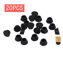 20PCS Rubber Chair Table Furniture Leg Feet Covers Booster Foot Pad Skid Pad Bed Feet Mat Non-slip Wood Floor Protector 2024 - buy cheap