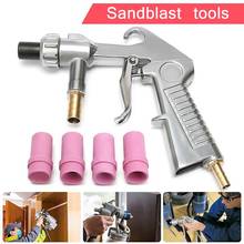 Sandblaster Feed Blast Gun Air Siphon Sand Blasting Abrasive Tool Ceramic Nozzles Tips Kit Power Tools Sprayer 2024 - buy cheap