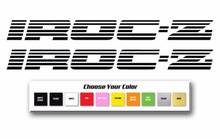 For IROC-Z Door Decals Set of 2 1985-1990, Size 2.5"x26" Pick Color IROC Camaro 2024 - buy cheap