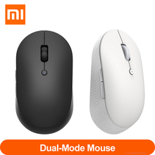 New Xiaomi Mi Wireless Dual-Mode Mouse Silent Ergonomic Bluetooth USB Side buttons Protable Mini Wireless Mice for Laptop 2024 - buy cheap