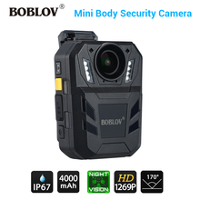 BOBLOV WA7-D Mini Camera HD 1296P Wearable Cameras IR Video Recorder Security BodyCam Remote Control IR DVR Comd Police Camera 2024 - buy cheap