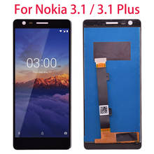 Оригинальный Для Nokia 3,1 Для Nokia 3,1 Plus ЖК-дисплей и кодирующий преобразователь сенсорного экрана в сборе Замена ips lcd TA-1049 1118 1117 2024 - купить недорого
